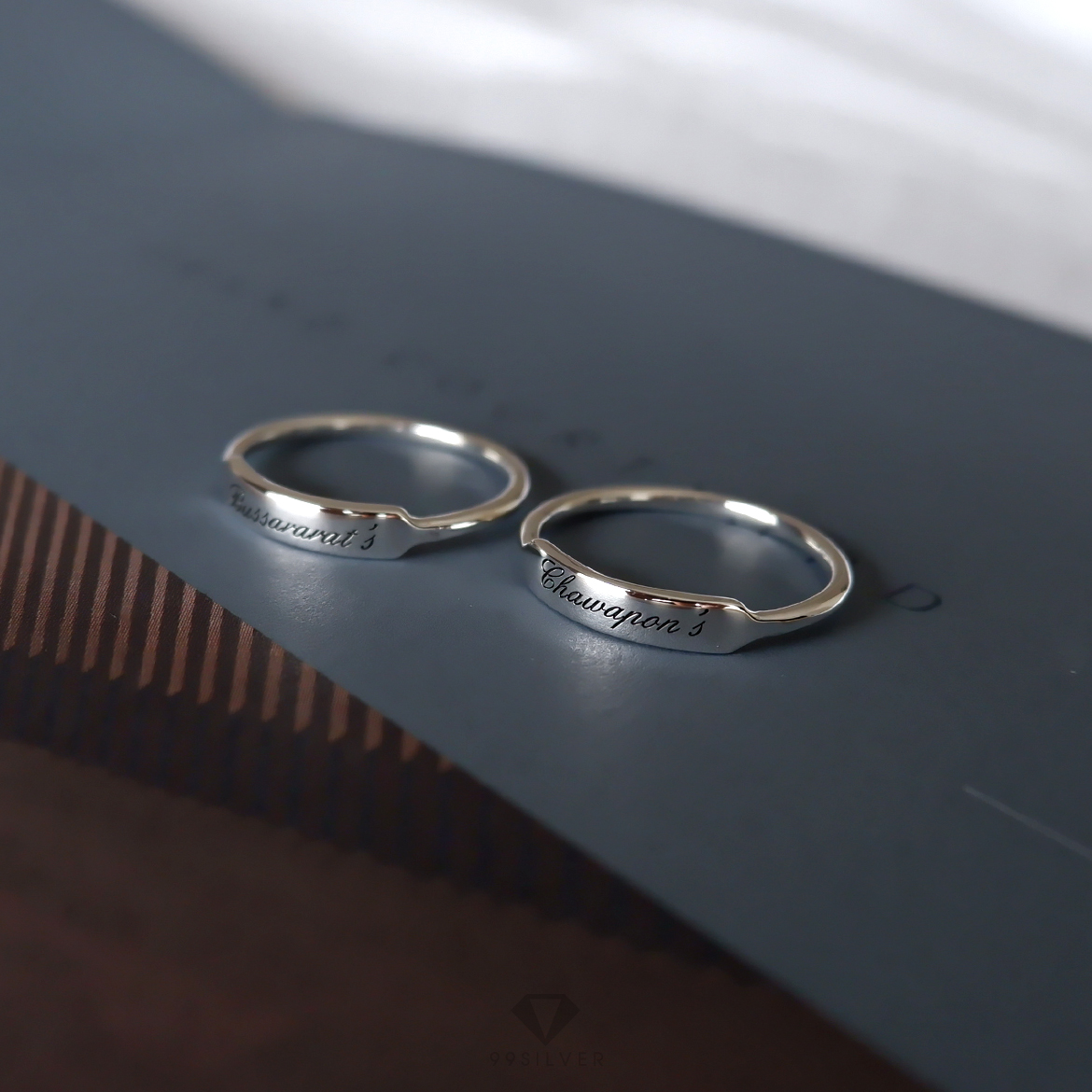 แหวนบาร์ Bar ring แบบจิ๋ว ก้านหนา 1.2 มิลลิเมตร หน้าบาร์สูง 3.5 มิลลิเมตร