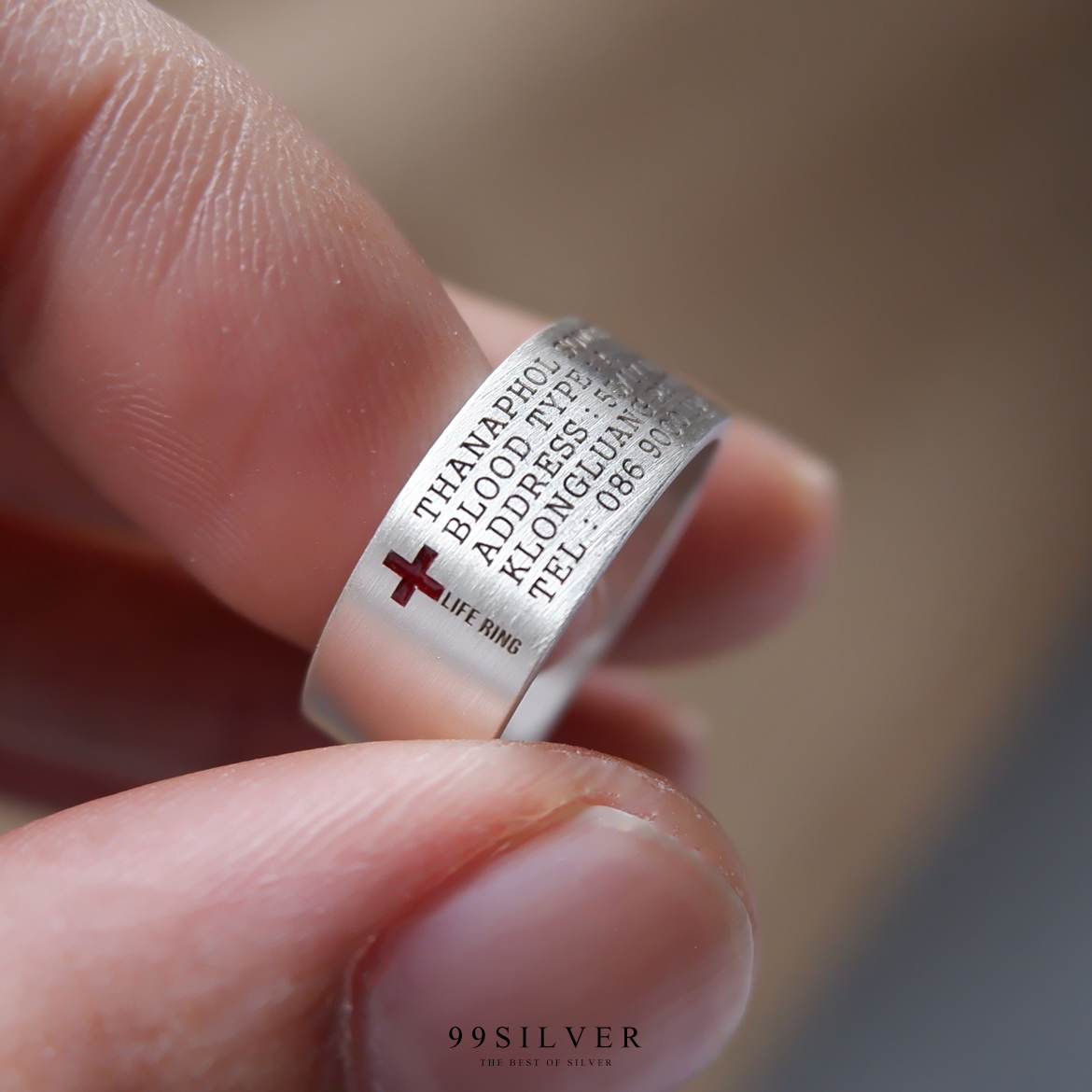 Life Ring แหวนช่วยชีวิตยามฉุกเฉิน มีข้อมูลสำคัญที่สามารถช่วยชีวิตคุณได้