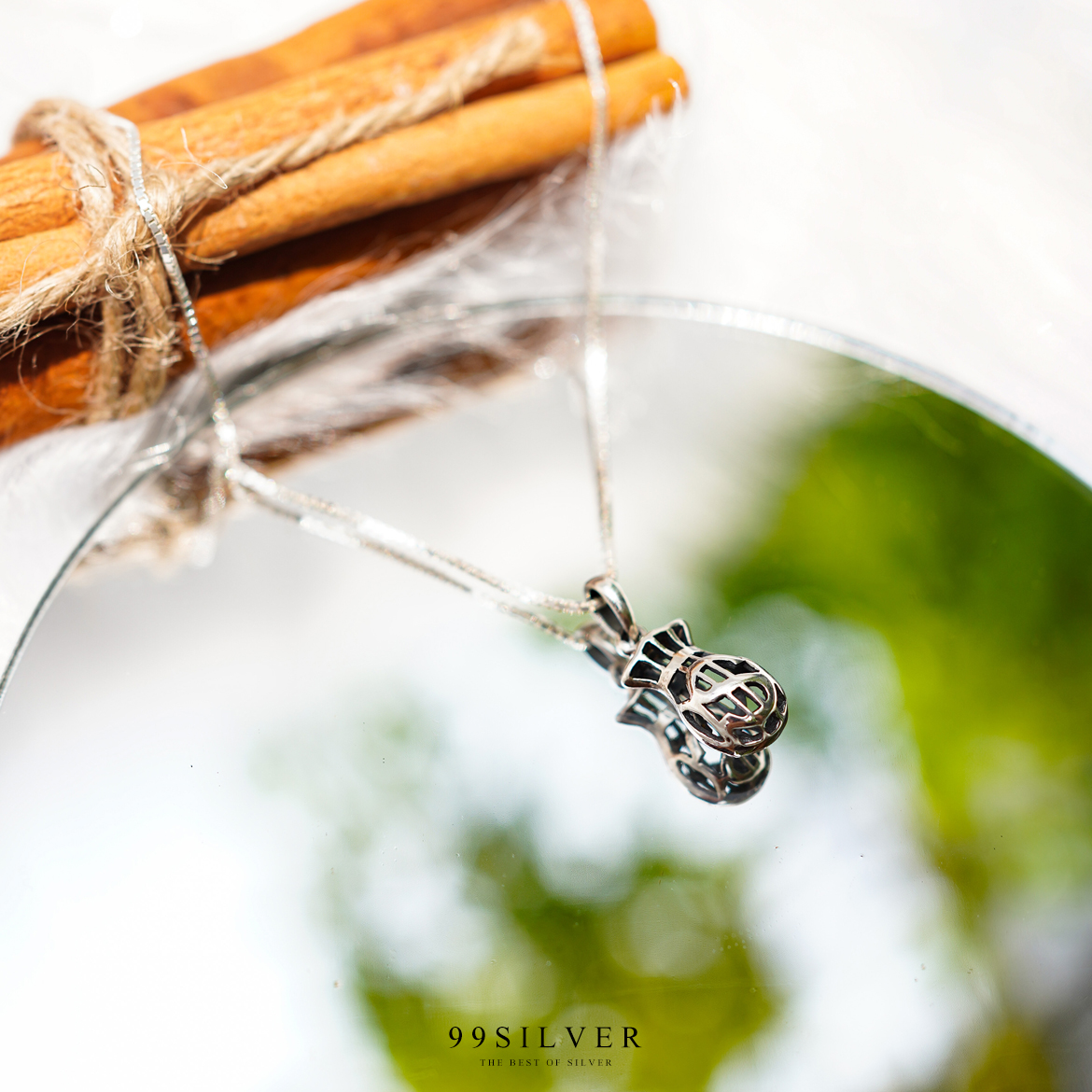 จี้ถุงเงิน เก็บทรัพย์ แห่งความร่ำรวย ผิวหน้าขัดเงา ขนาดกำลังดี