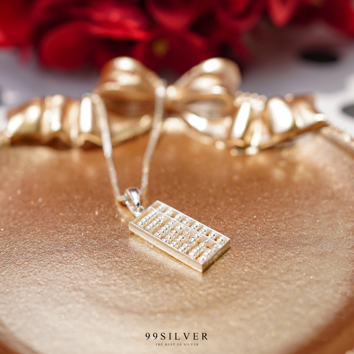 จี้ลูกคิด ร่ำรวยเงินทอง ใส่เพื่อเสริมโชคทางด้านการเงิน ค้าขาย