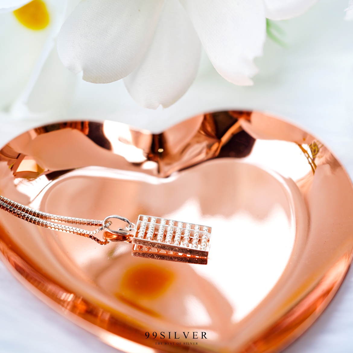 จี้ลูกคิด ร่ำรวยเงินทอง ใส่เพื่อเสริมโชคทางด้านการเงิน ค้าขาย