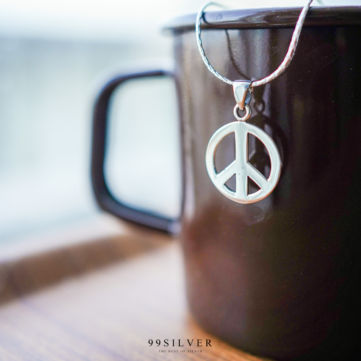 จี้สันติภาพ Peace สัญลักษณ์แห่งความสงบ สันติ และอิสระ