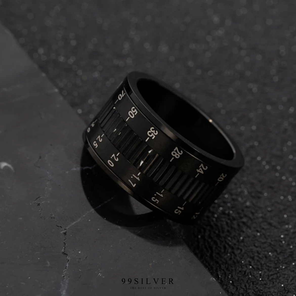 แหวนเลนส์กล้อง สามารถหมุนได้ 3 ชิ้น เหมือนกับการปรับ Focus จริง