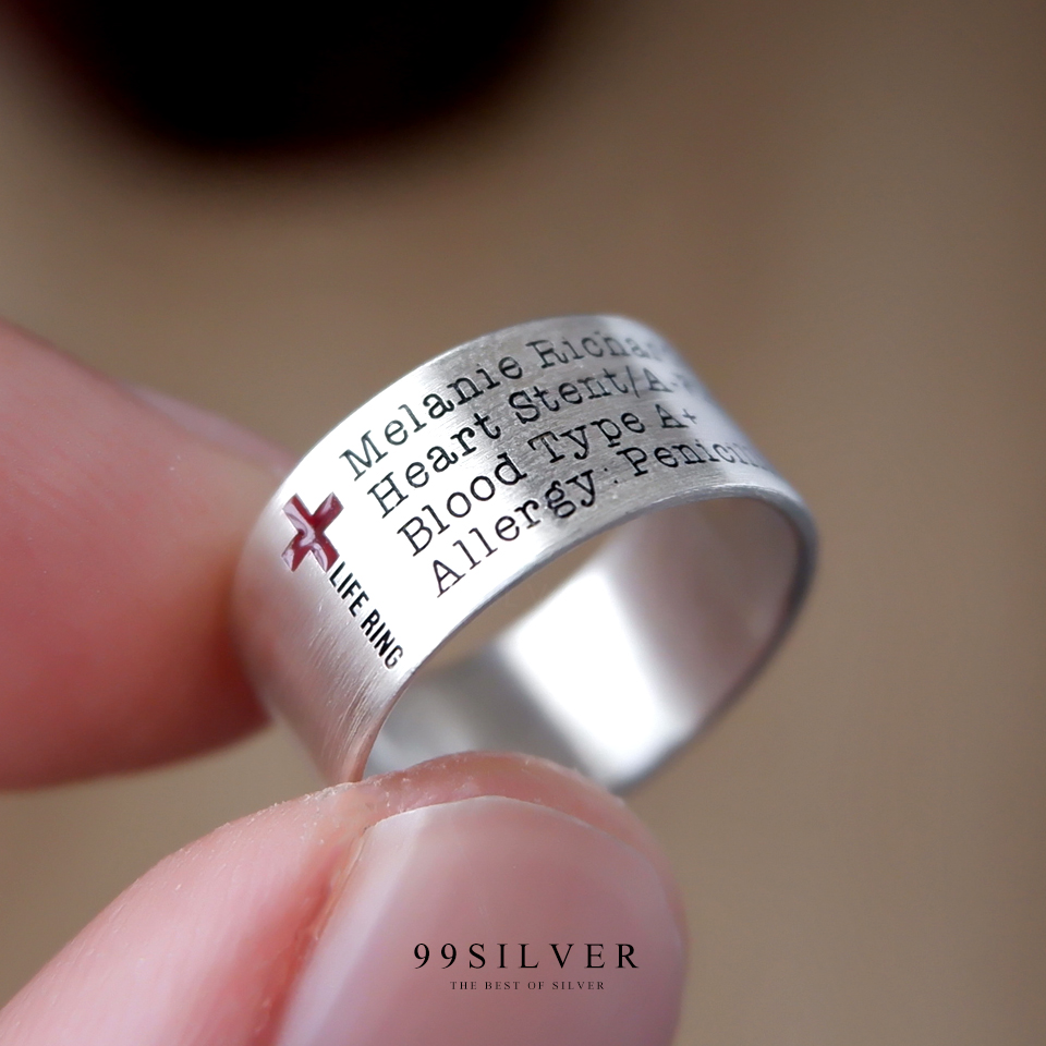 Life Ring แหวนช่วยชีวิตยามฉุกเฉิน มีข้อมูลสำคัญที่สามารถช่วยชีวิตคุณได้