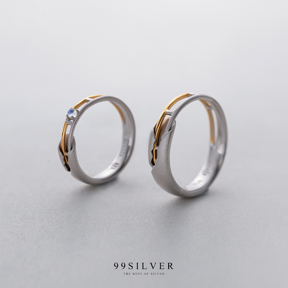 แหวนรางรถไฟคู่รัก เราจะเดินเคียงข้างกันไปตลอดกาลดั่งเช่นรางรถไฟคู่ที่คู่กันไปตลอดทาง