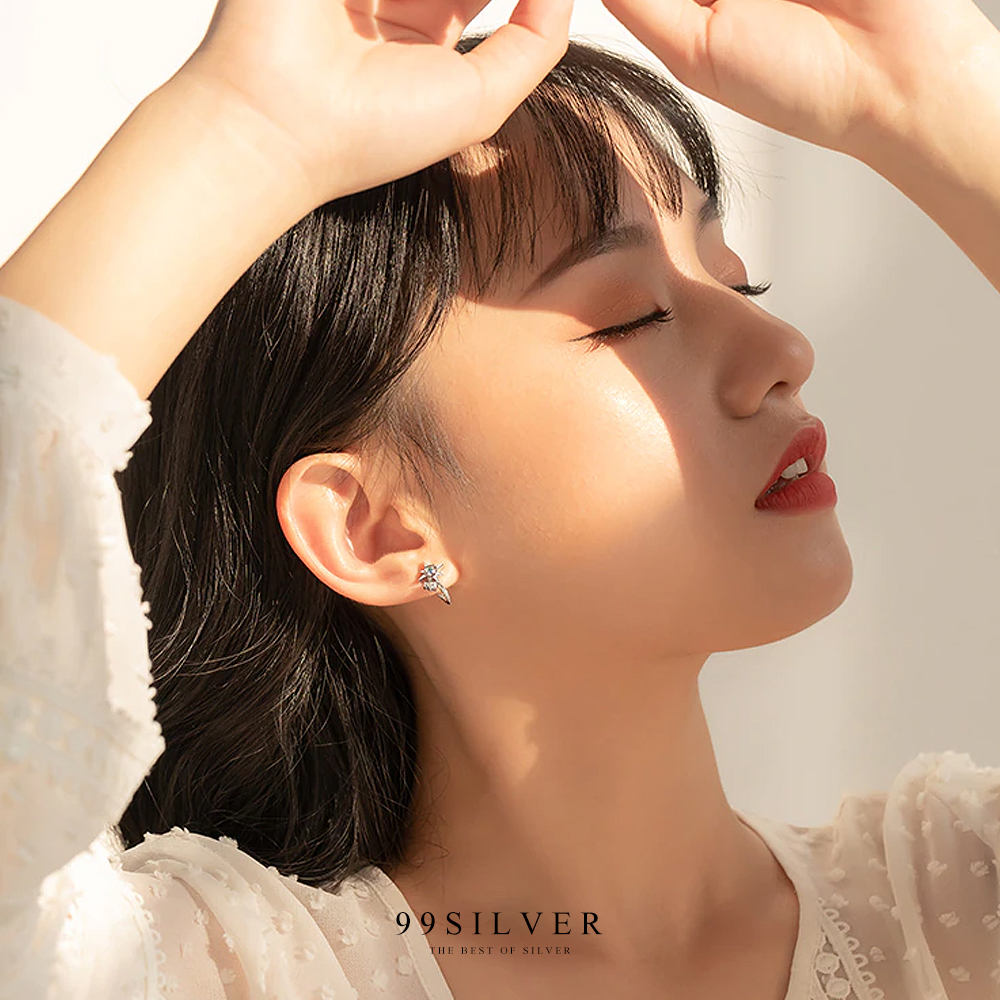 ต่างหูยูนิคอร์นสีม่วงกริตเตอร์ เป็นแบบหนีบหู ไม่ต้องเจาะมาพร้อมตุ้งติ้งหนีบใบหูสวยงาม