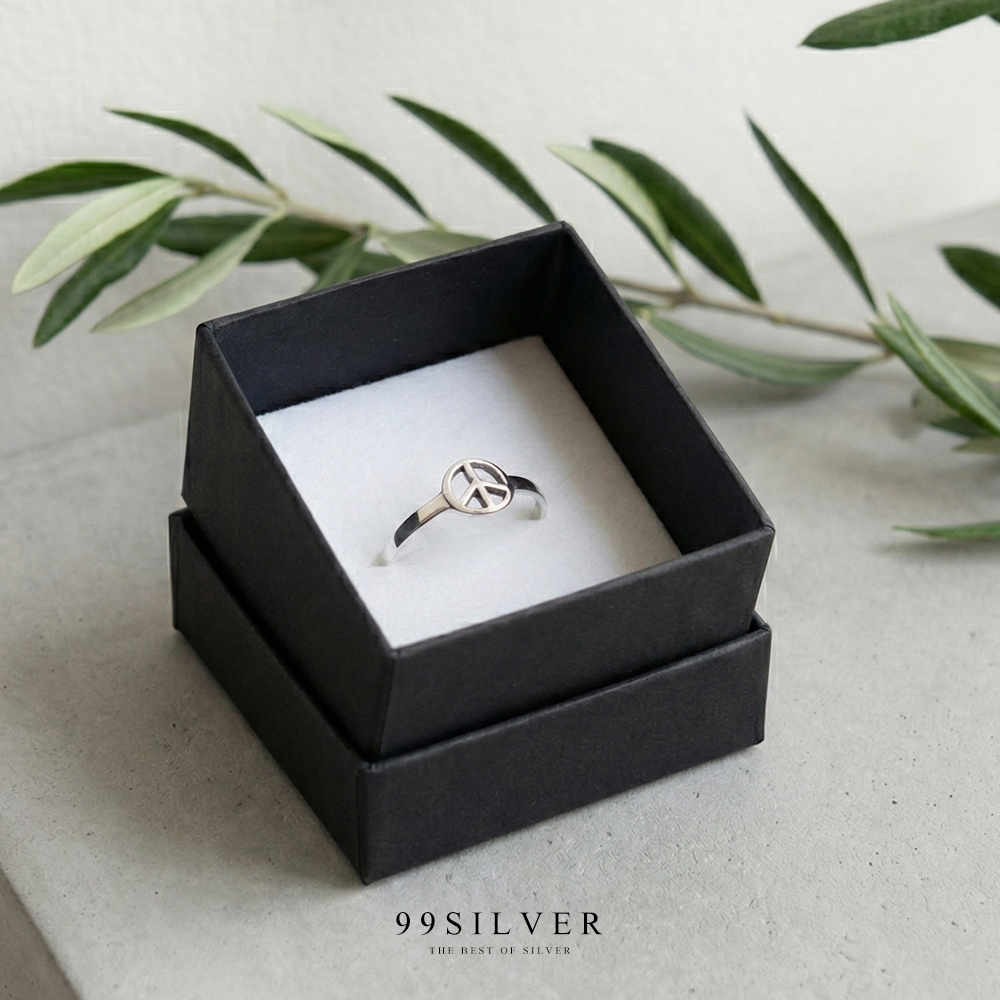 แหวนสันติภาพ Peace สัญลักษณ์แห่งความสงบ สันติ และอิสระ