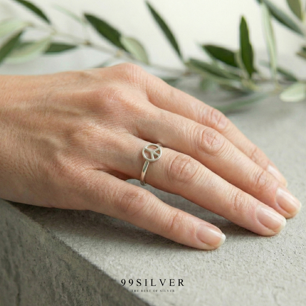 แหวนสันติภาพ Peace สัญลักษณ์แห่งความสงบ สันติ และอิสระ