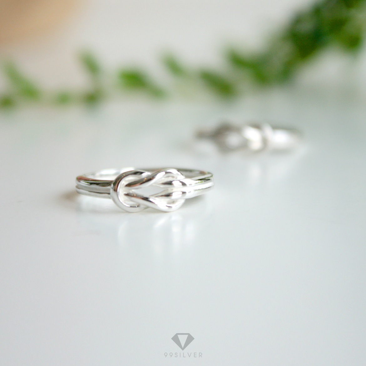 แหวนเงื่อนพิรอดแห่งความรัก (Love Knot Ring ความรัก สมหวัง)