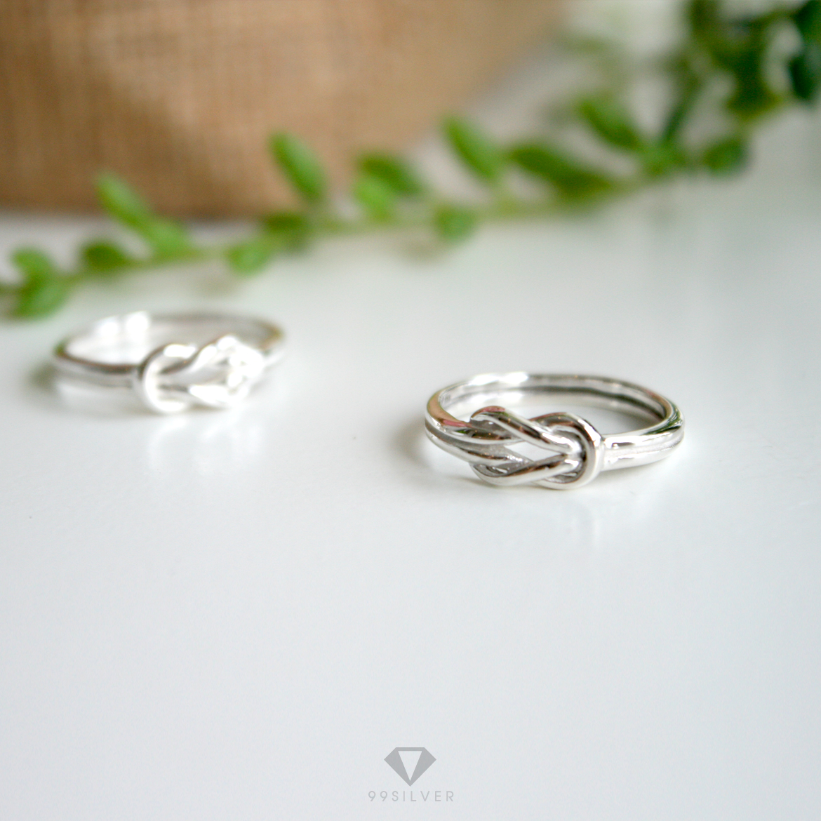 แหวนเงื่อนพิรอดแห่งความรัก (Love Knot Ring ความรัก สมหวัง)