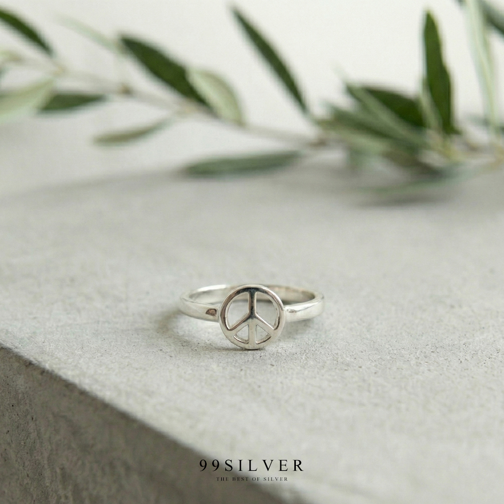 แหวนสันติภาพ Peace สัญลักษณ์แห่งความสงบ สันติ และอิสระ